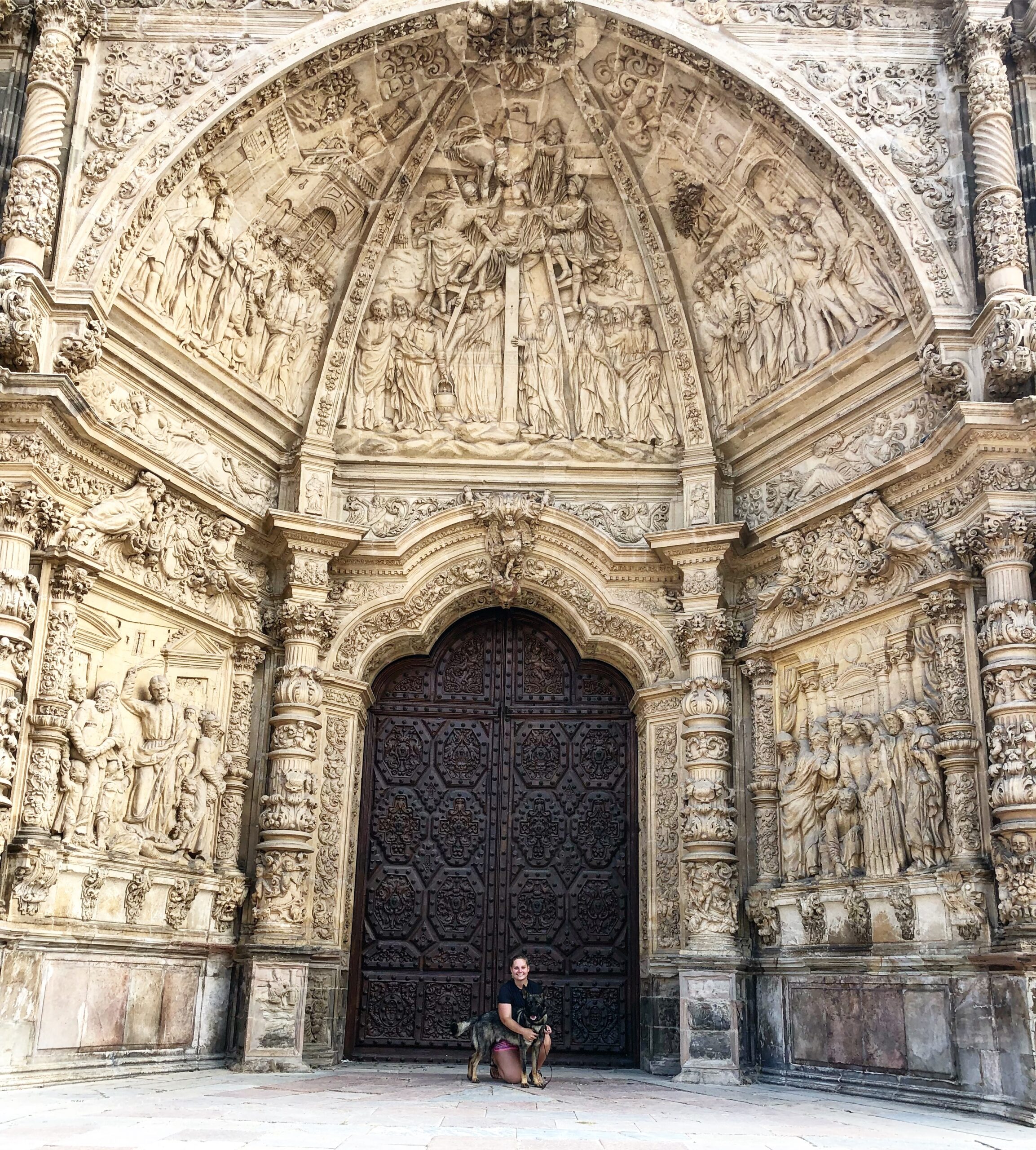 Intricate details of the Astorga Cathedral