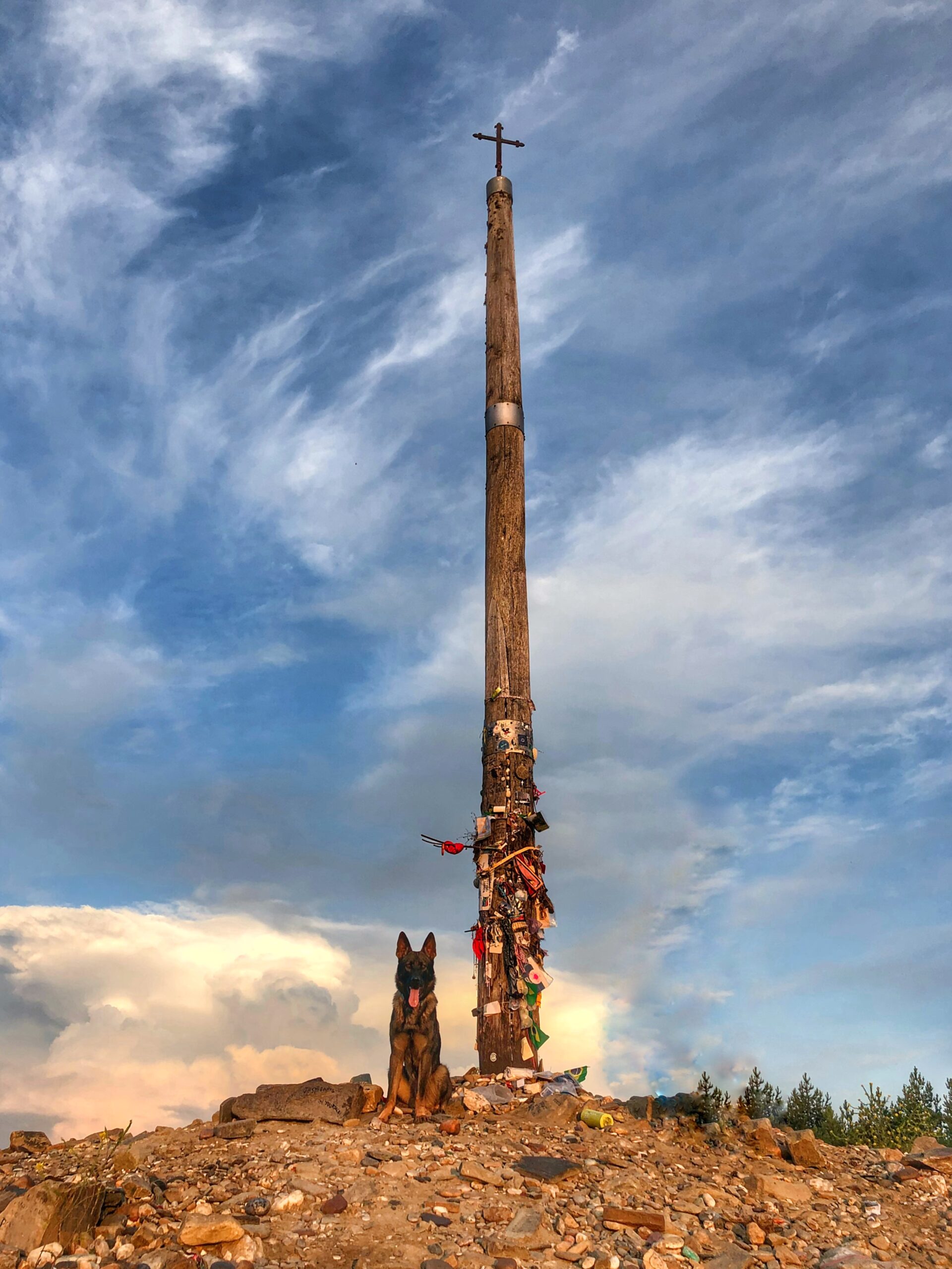 The most magical morning at Cruz de Ferro