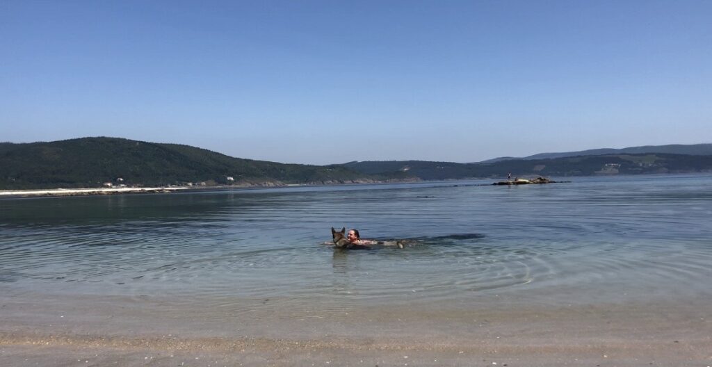 Swimming together in Finisterre